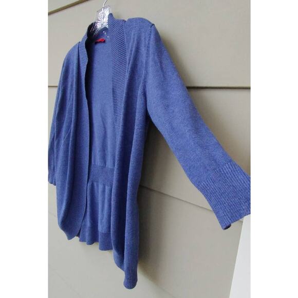RED label brand Open Lightweight Rayon blend Cardigan Cornflower Blue Size L - Picture 4 of 9